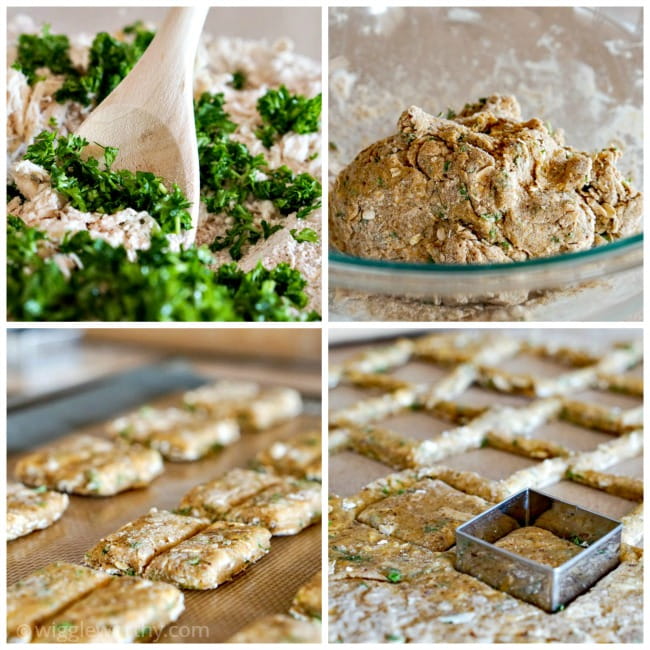 Easy Chicken and Parsley Dog Treats