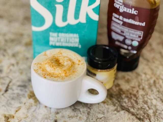 Honey and ginger dog puppuccino