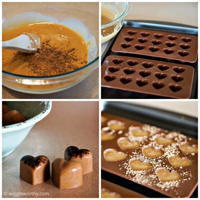 Peanut Butter Carob Frozen Dog Treats