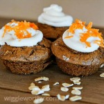 Peanut butter and carob pupcakes