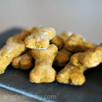 Pumpkin Spinach dog treats