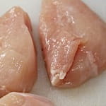 Raw chicken breasts